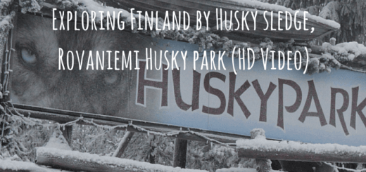 Exploring Finland by Husky sledge, Rovaniemi Husky park (HD Video)