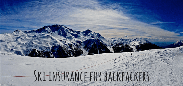 Ski insurance for backpackers