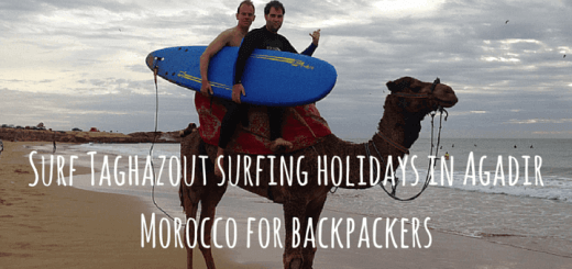 Surf Taghazout surfing holidays in Agadir Morocco for backpackers