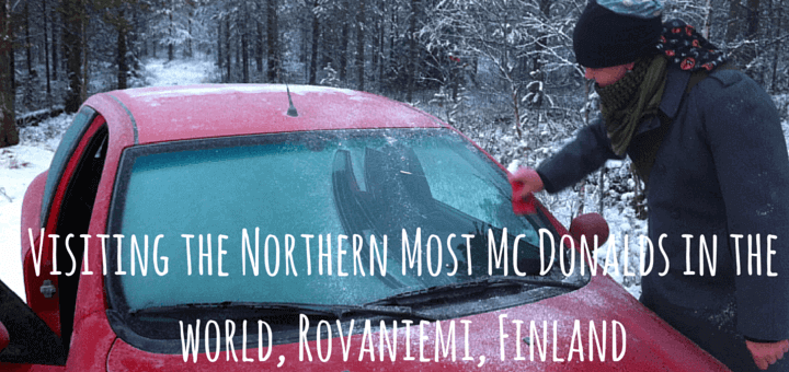Visiting the Northern Most Mc Donalds in the world, Rovaniemi, Finland