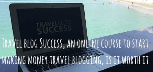 Travel blog Success, an online course to