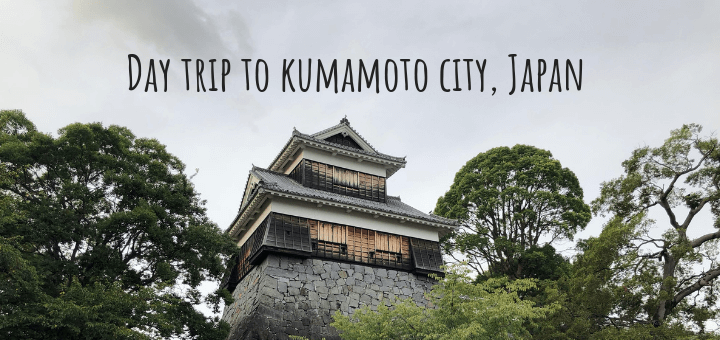 Day trip to kumamoto city, Japan, Kumamoto Prefecture.