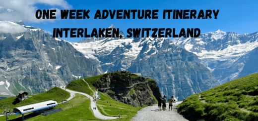 One-week Adventure itinerary to Interlaken, Switzerland With Tui Lakes and Mountains