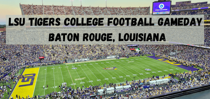 LSU Tigers College Football GameDay, Baton Rouge, Louisiana