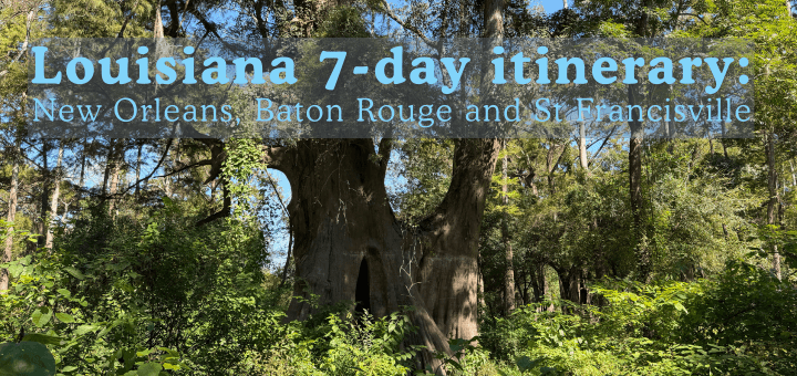 Louisiana 7 day itinerary New Orleans, Baton Rouge and St Francisville